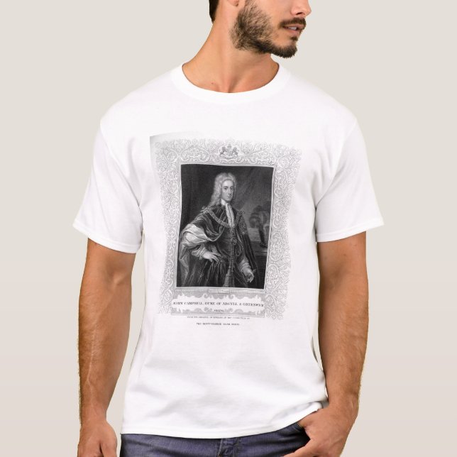 Camiseta Retrato de John Campbell (Frente)