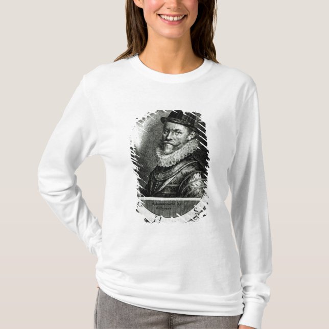 Camiseta Retrato de John Hawkins (Frente)