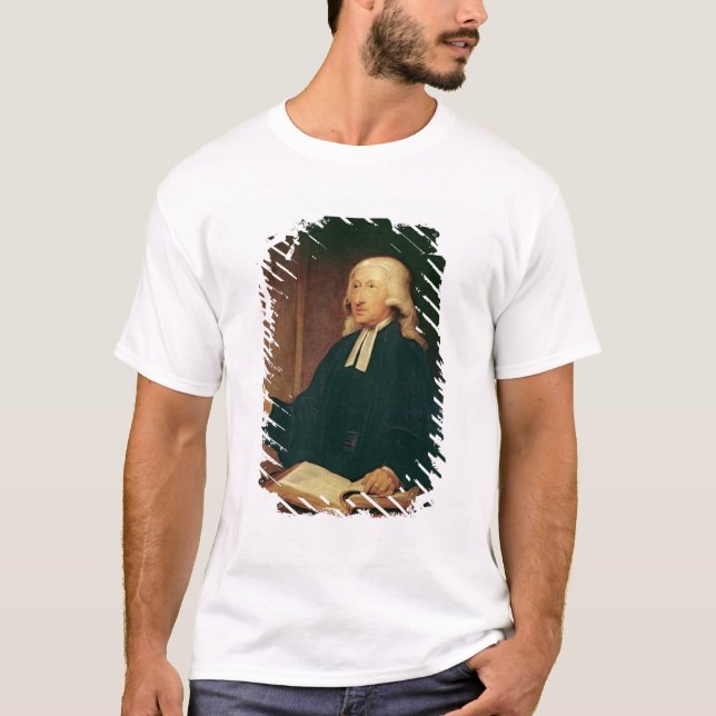Camiseta Retrato de John Wesley 1788 (Frente)