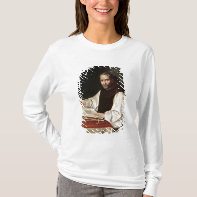 Camiseta Retrato de Jose de Siguenza, previamente e (Frente)