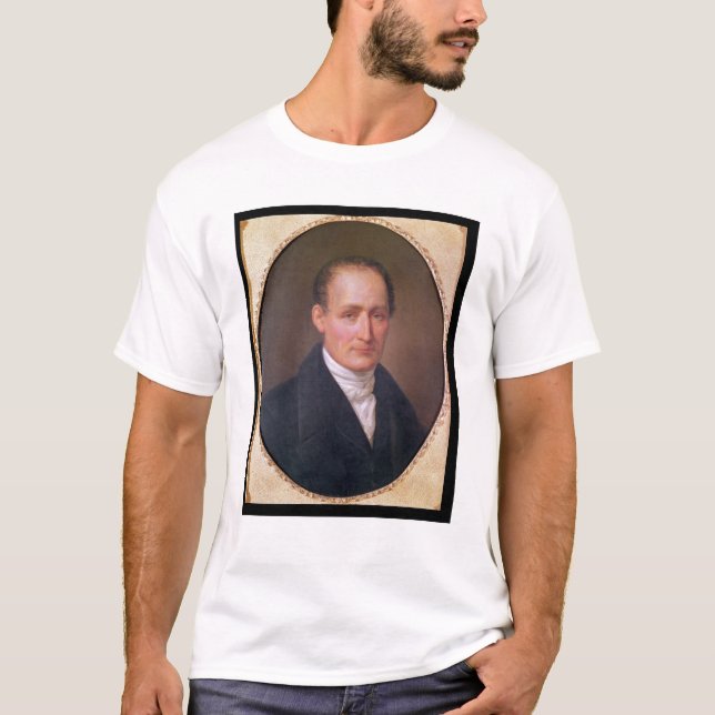 Camiseta Retrato de Joseph Nicephore Niepce 1854 (Frente)