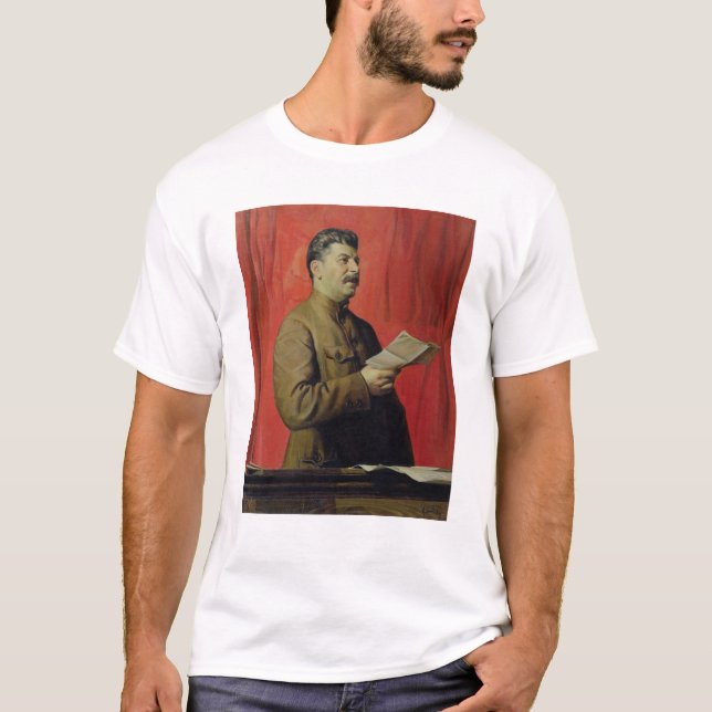 Camiseta Retrato de Josif Stalin, 1933 (Frente)