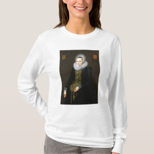 Camiseta Retrato de Justina camionete Teylingen, 1616