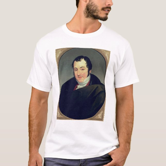 Camiseta Retrato de Karl Thomas Mozart (Frente)