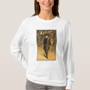 Camiseta Retrato de Kellar com o poster do promocional dos