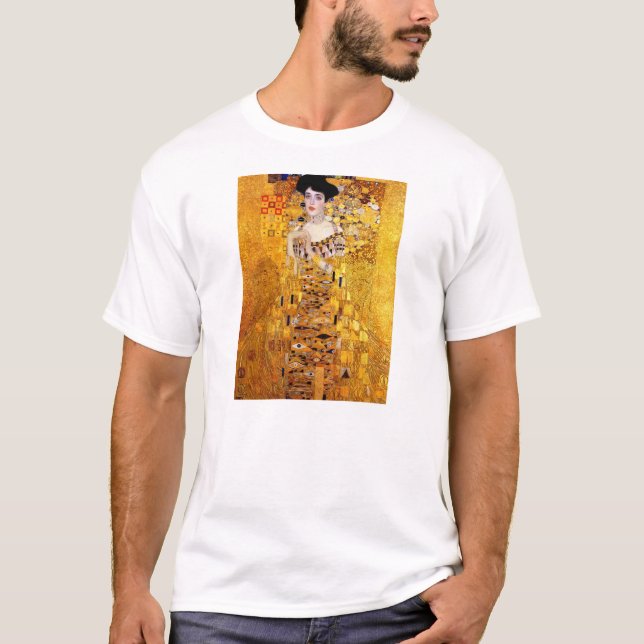 Camiseta Retrato de Klimt de Adele Bloch-Bauer mim t-shirt (Frente)
