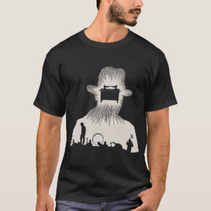 Camiseta Retrato de Kubrick Dr. Strangelove Sátira da Guerr