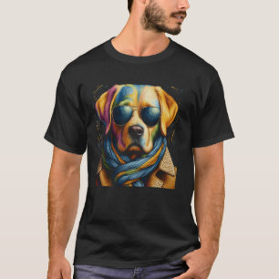 Camiseta Retrato de Labrador Retriever para Animal de Estim
