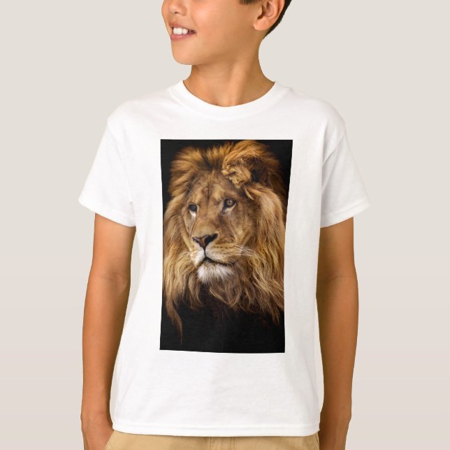 Camiseta Retrato de leão (Frente)
