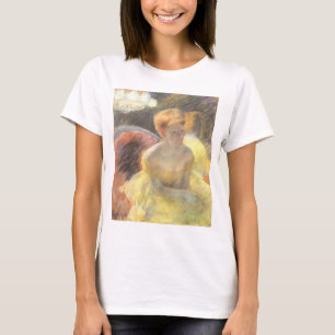 Camiseta Retrato de Lydia na Ópera por Mary Cassatt