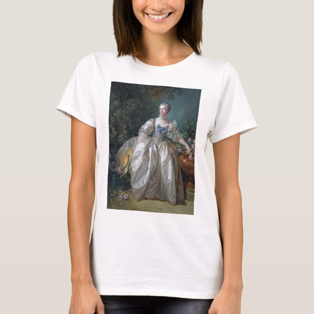 Camiseta Retrato de Madame Bergeret, Boucher (Frente)