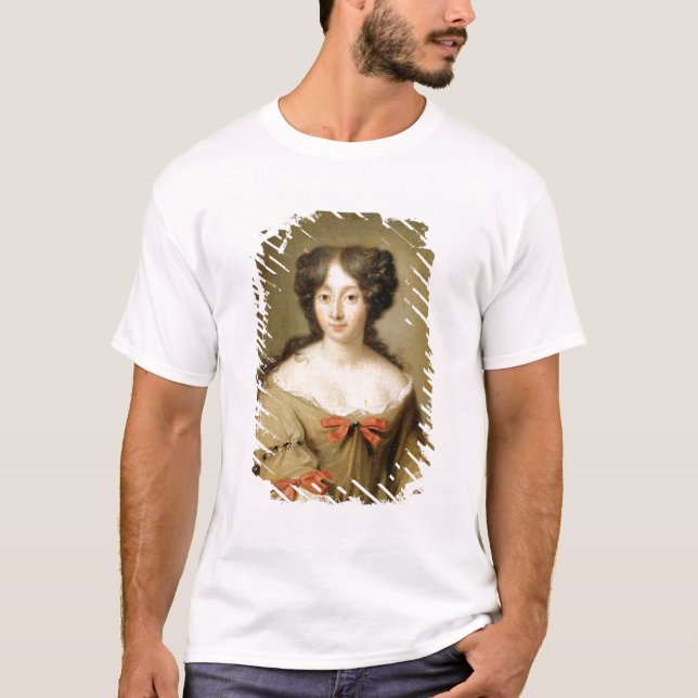 Camiseta Retrato de Marie-Anne Mancini (1646-1714) c.1670 (Frente)