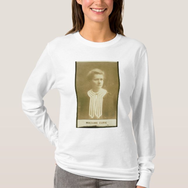 Camiseta Retrato de Marie Curie (Frente)