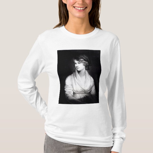 Camiseta Retrato de Mary Wollstonecraft Godwin (Frente)