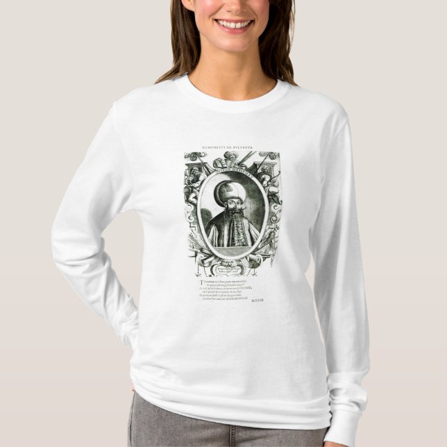 Camiseta Retrato de Mehmet III (Frente)