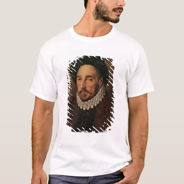 Camiseta Retrato de Michel Eyquem de Montaigne (Frente)
