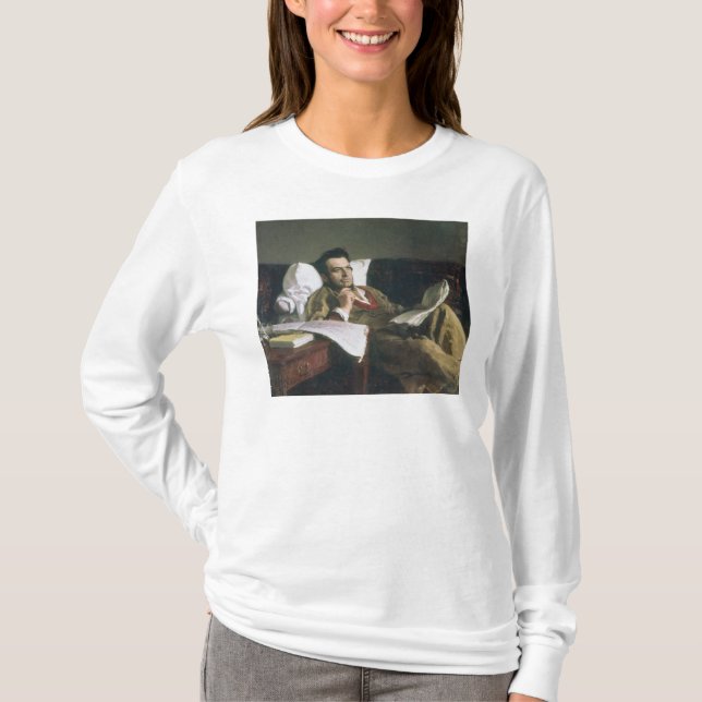 Camiseta Retrato de Mikhail Glinka (Frente)