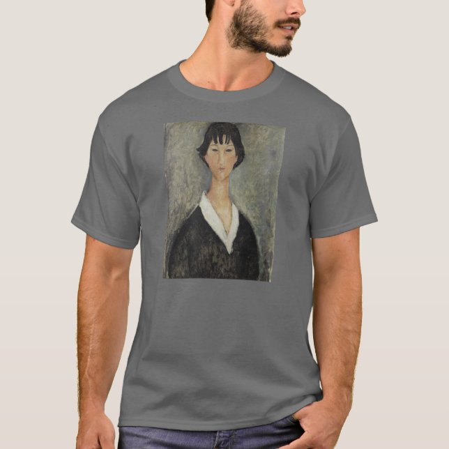 Camiseta Retrato de Modigliani Amedeo (Frente)