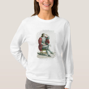 Camiseta Retrato de Moliere no papel de Arnolfe