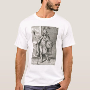 Camiseta Retrato de Montezuma II