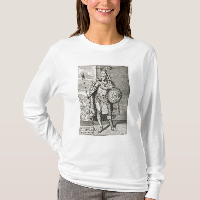 Camiseta Retrato de Montezuma II (Frente)
