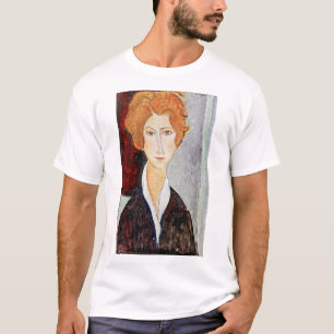Camiseta Retrato de Mulher, Modigliani
