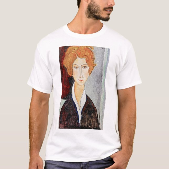 Camiseta Retrato de Mulher, Modigliani (Frente)