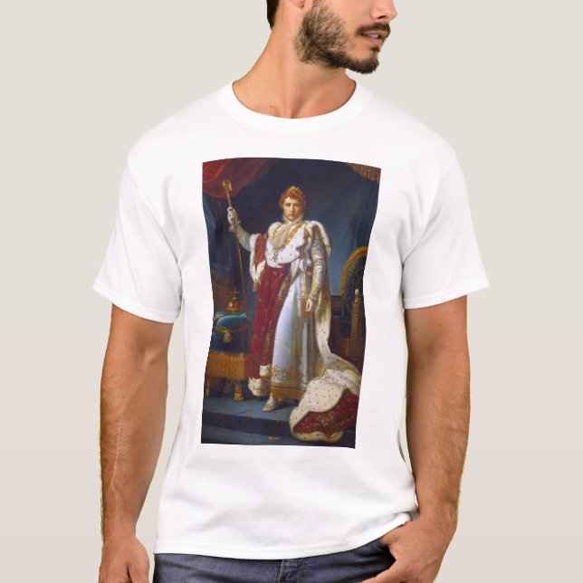 Camiseta Retrato de Napoleão Bonaparte, François Gérard (Frente)