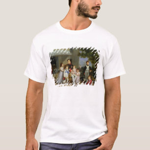 Camiseta Retrato de Napoleon Bonaparte com seus sobrinho