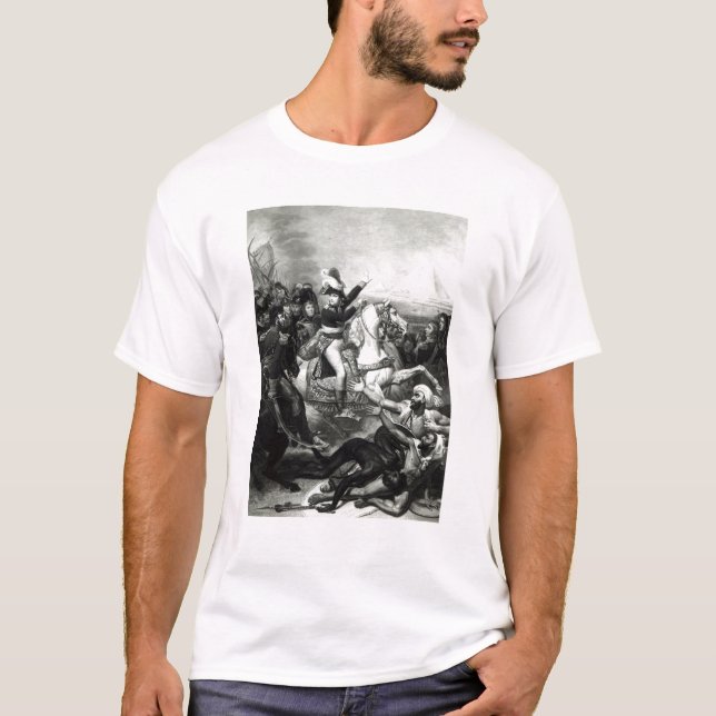 Camiseta Retrato de Napoleon como o herói de conquista (Frente)