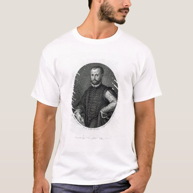 Camiseta Retrato de Niccolo Machiavelli (Frente)