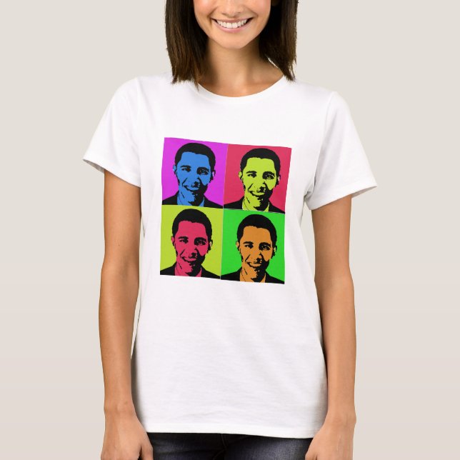 Camiseta Retrato de Obama (Frente)
