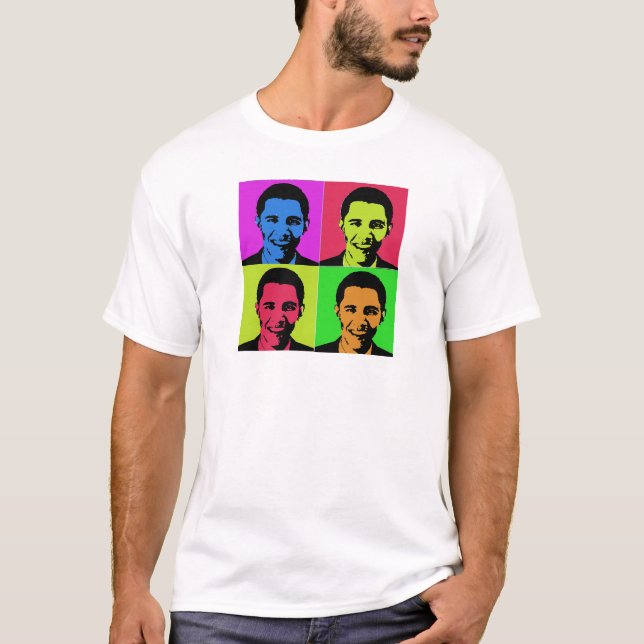 Camiseta Retrato de Obama (Frente)