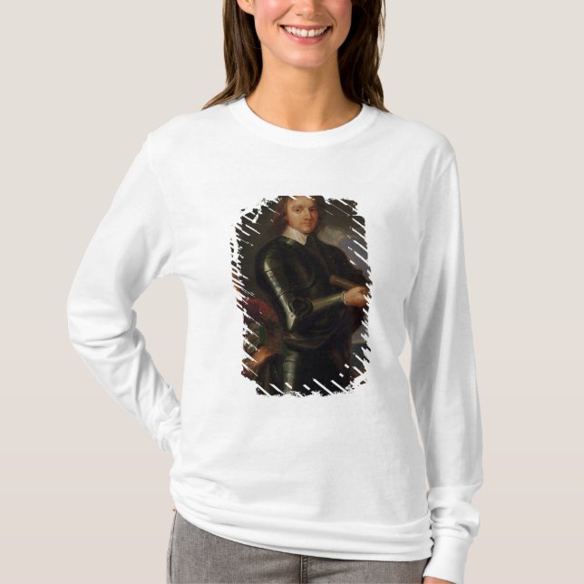 Camiseta Retrato de Oliver Cromwell (Frente)