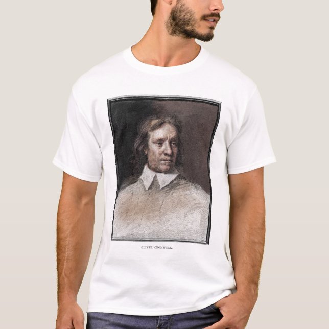 Camiseta Retrato de Oliver Cromwell (Frente)