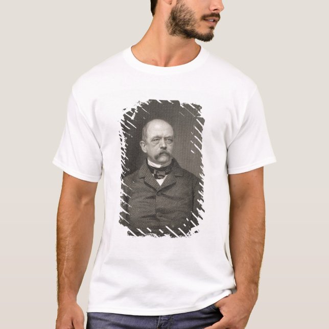 Camiseta Retrato de Otto von Bismarck (Frente)