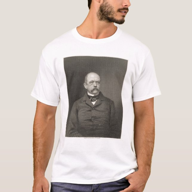 Camiseta Retrato de Otto von Bismarck (Frente)