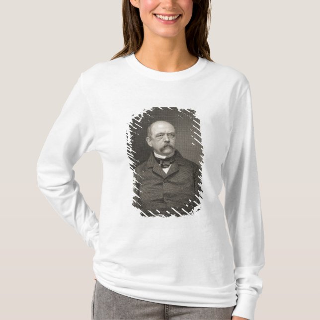Camiseta Retrato de Otto von Bismarck (Frente)