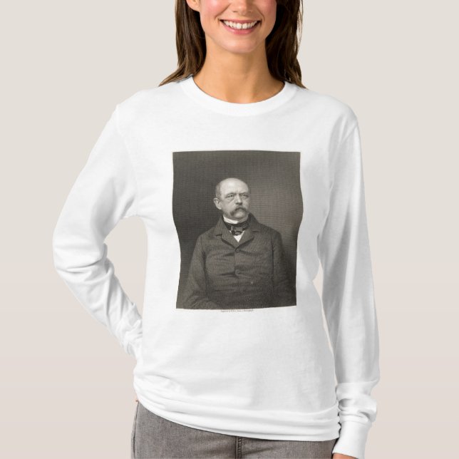 Camiseta Retrato de Otto von Bismarck (Frente)