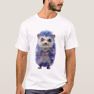 Camiseta Retrato de ouriço espacial da galáxia celestial ma