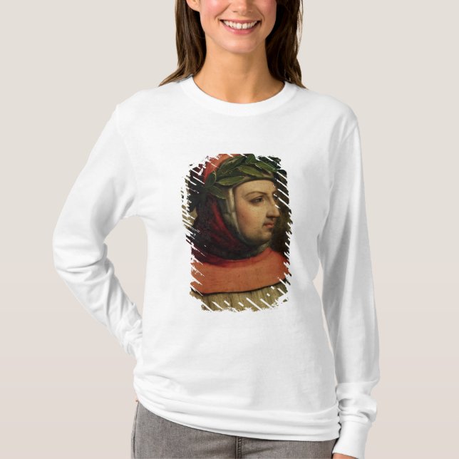 Camiseta Retrato de Petrarch (Frente)