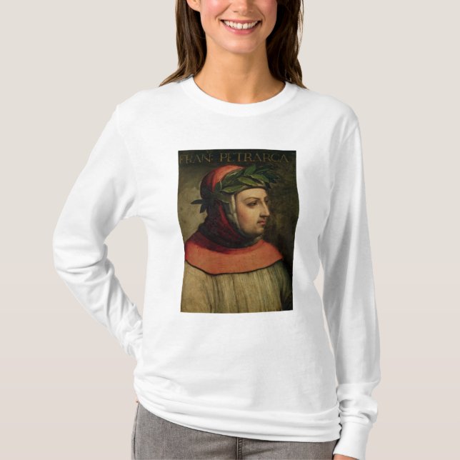 Camiseta Retrato de Petrarch (Frente)