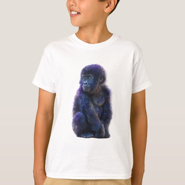 Camiseta Retrato de Primata Deep Purple (Frente)