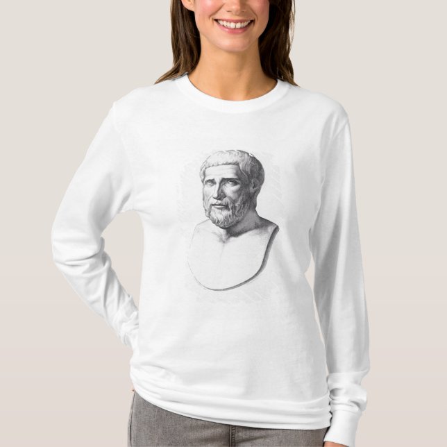 Camiseta Retrato de Pythagoras (Frente)