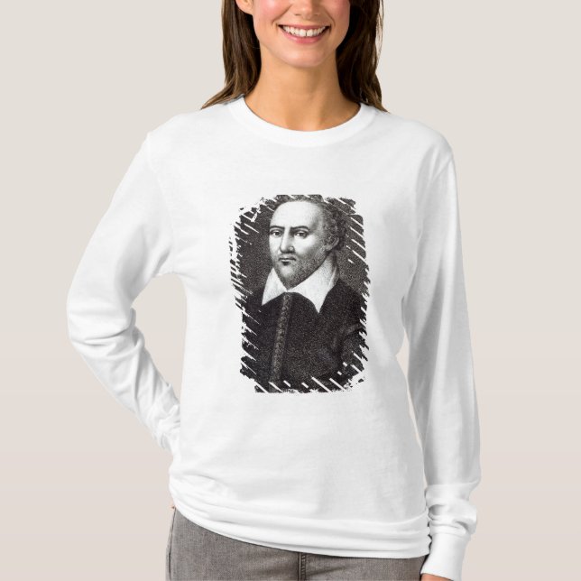 Camiseta Retrato de Richard Burbadge (Frente)