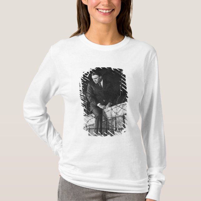 Camiseta Retrato de Richard Burton (Frente)
