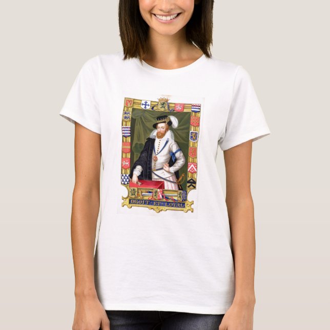 Camiseta Retrato de Robert Dudley (c.1532-88) Earl of Leic (Frente)
