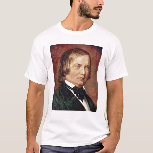 Camiseta Retrato de Robert Schumann (Frente)