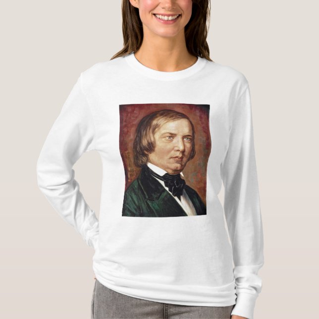 Camiseta Retrato de Robert Schumann (Frente)