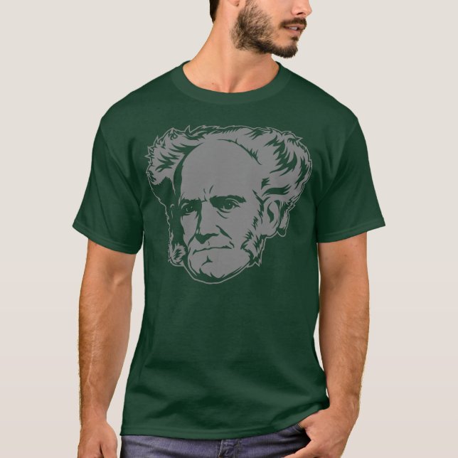 Camiseta Retrato de Schopenhauer (Frente)